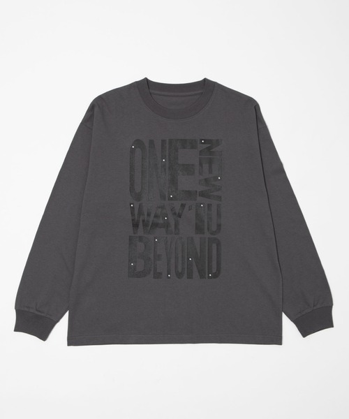 WEGO(ウィゴー)の「WEGO/【26年秋冬新作】BIGメッセージロンT(Tシャツ/カットソー・メンズ・ホワイト/スミクロ・LARGE/MEDIUM)」の19枚目の写真
