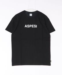 【ASPESI/アスペジ】メンズTシャツ半袖 シンプルロゴ ワンポイント