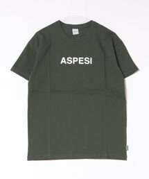 【ASPESI/アスペジ】メンズＴシャツ半袖　シンプルロゴ　ワンポイント