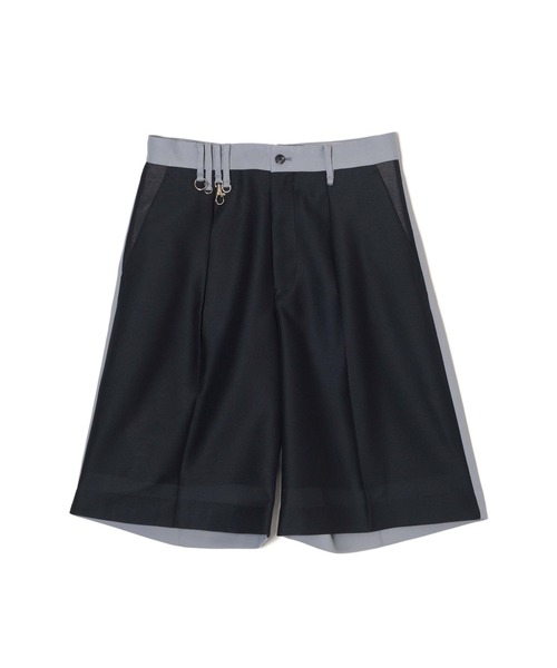 DISCOVERED(ディスカバード)の「DISCOVERED MESH LIGHT SHORTS (DC-SS27-PT-02)(デニムパンツ・メンズ・ネイビー/ブラック・3/1)」の2枚目の写真