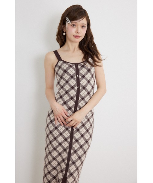 rienda(リエンダ)の「【AW先行アイテム】ハイネックニットセットジャガードロングワンピース 秋服 冬服(ワンピース・レディース・ブラウン/ブラック/ホワイト・FREE)」の17枚目の写真