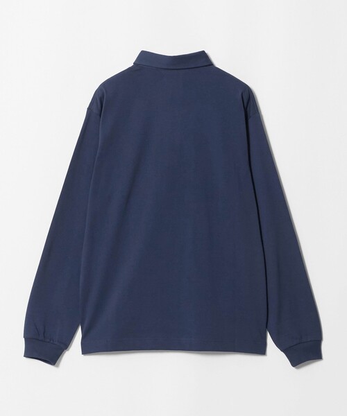 green label relaxing(グリーンレーベルリラクシング)の「【WEB限定】JUST fit デイリー ドライ ボタンダウン 長袖 ポロシャツ -吸水速乾・抗菌-(ポロシャツ・メンズ・ブラック/ダークグレー/ネイビー・L/M/XL/S)」の13枚目の写真