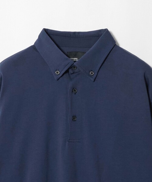 green label relaxing(グリーンレーベルリラクシング)の「【WEB限定】JUST fit デイリー ドライ ボタンダウン 長袖 ポロシャツ -吸水速乾・抗菌-(ポロシャツ・メンズ・ブラック/ダークグレー/ネイビー・L/M/XL/S)」の14枚目の写真