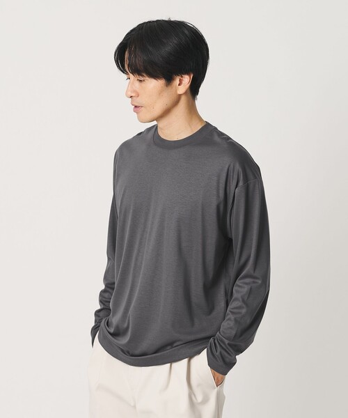 BEAUTY&YOUTH UNITED ARROWS(ビューティーアンドユースユナイテッドアローズ)の「デオドラント プラチナ ポンチ クルーネック カットソー 抗菌防臭(Tシャツ/カットソー・メンズ・ダークグレー/ホワイト/ブラック/その他1・L/M/S/XL)」の16枚目の写真