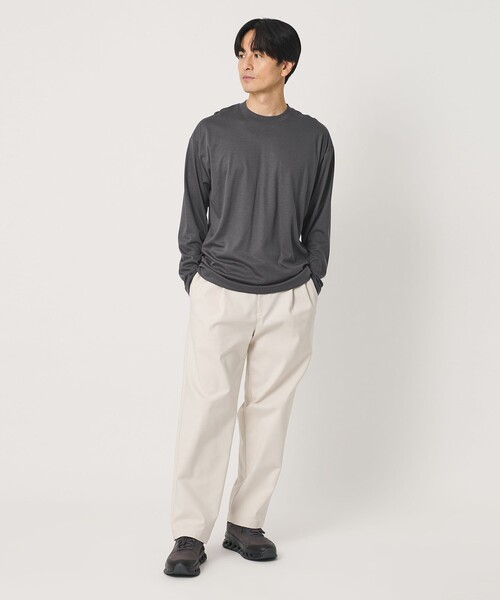 BEAUTY&YOUTH UNITED ARROWS(ビューティーアンドユースユナイテッドアローズ)の「デオドラント プラチナ ポンチ クルーネック カットソー 抗菌防臭(Tシャツ/カットソー・メンズ・ダークグレー/ホワイト/ブラック/その他1・L/M/S/XL)」の17枚目の写真