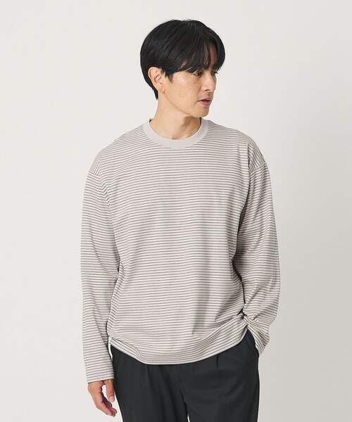 BEAUTY&YOUTH UNITED ARROWS(ビューティーアンドユースユナイテッドアローズ)の「デオドラント プラチナ ポンチ クルーネック カットソー 抗菌防臭(Tシャツ/カットソー・メンズ・ダークグレー/ホワイト/ブラック/その他1・L/M/S/XL)」の6枚目の写真