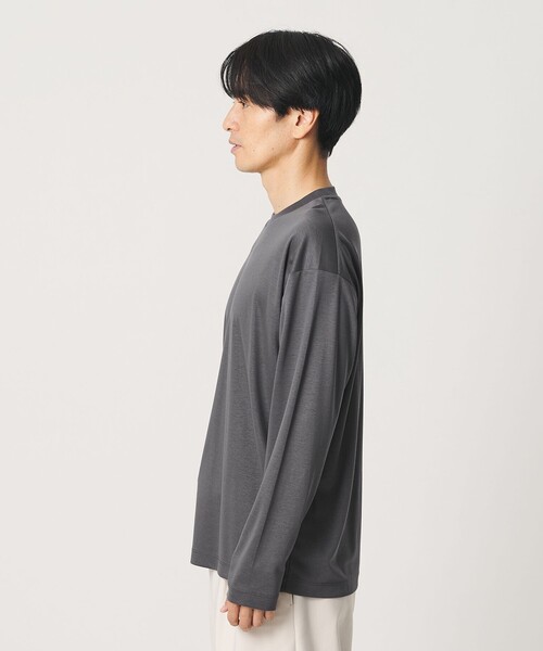 BEAUTY&YOUTH UNITED ARROWS(ビューティーアンドユースユナイテッドアローズ)の「デオドラント プラチナ ポンチ クルーネック カットソー 抗菌防臭(Tシャツ/カットソー・メンズ・ダークグレー/ホワイト/ブラック/その他1・L/M/S/XL)」の8枚目の写真