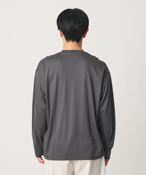 BEAUTY&YOUTH UNITED ARROWS(ビューティーアンドユースユナイテッドアローズ)の「デオドラント プラチナ ポンチ クルーネック カットソー 抗菌防臭(Tシャツ/カットソー・メンズ・ダークグレー/ホワイト/ブラック/その他1・L/M/S/XL)」の9枚目の写真