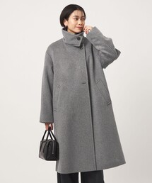 ［size SHORT/TALLあり］＜1_OF MINE＞スタンドカラー ロング コート