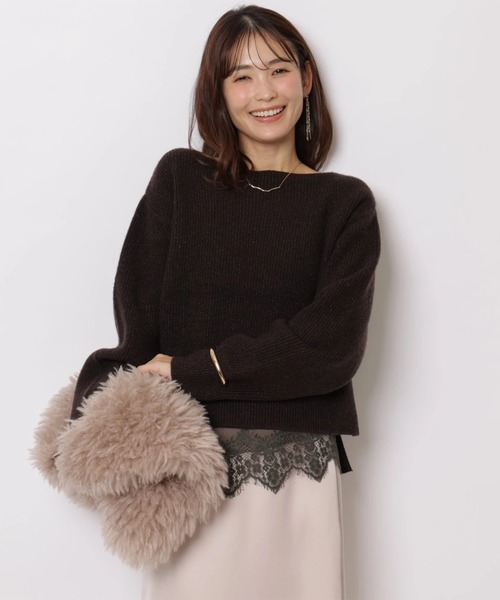 JUSGLITTY(ジャスグリッティー)の「レースヘムサテンキャミ(シャツ/ブラウス・レディース・オフホワイト/ブラウン・2/1)」の22枚目の写真
