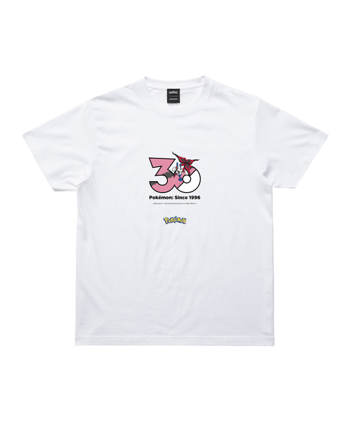 ZOZOSPOT(ゾゾスポット)の「Pokemon 30th Anniversary 1025 T-shirt 「フラエッテ(えいえんのはな)」(Tシャツ/カットソー・レディース・ホワイト・SMALL/MEDIUM/LARGE/X-LARGE/XX-LARGE/XXX-LARGE/100cm/110cm/120cm/130cm/140cm/150cm/160cm)」の1枚目の写真