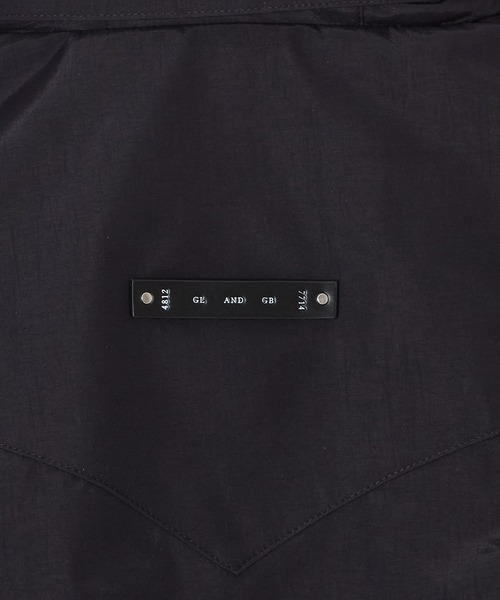 CRIMIE(クライミー)の「3-LAYER MID WESTERN MILITARY PARKA JACKET(ナイロンジャケット・メンズ・ブラック・XXL/XL/L/M/S)」の9枚目の写真