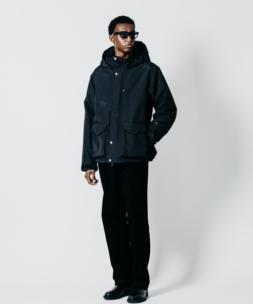 CRIMIE(クライミー)の「3-LAYER MID WESTERN MILITARY PARKA JACKET(ナイロンジャケット・メンズ・ブラック・XXL/XL/L/M/S)」の14枚目の写真