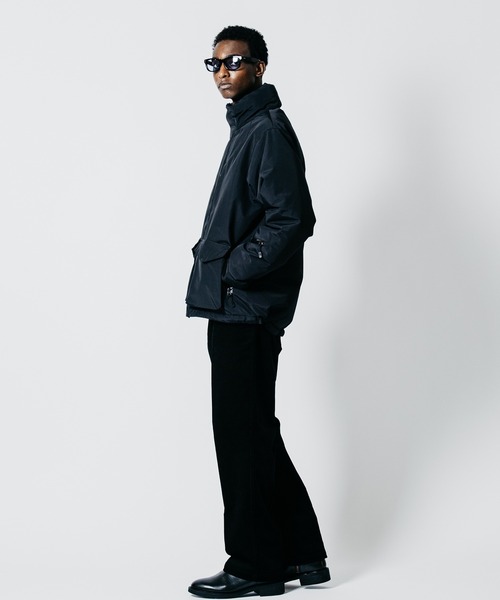 CRIMIE(クライミー)の「3-LAYER MID WESTERN MILITARY PARKA JACKET(ナイロンジャケット・メンズ・ブラック・XXL/XL/L/M/S)」の15枚目の写真