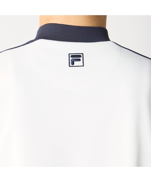 FILA GOLF(フィラゴルフ )の「【FILA GOLF/フィラゴルフ】ハイネックストレッチ長袖シャツ UVカット ゴルフ(Tシャツ/カットソー・メンズ・ホワイト/ネイビー/ブラック・XX-LARGE/X-LARGE/LARGE/MEDIUM)」の7枚目の写真