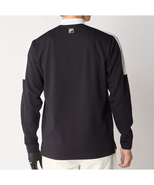FILA GOLF(フィラゴルフ )の「【FILA GOLF/フィラゴルフ】ハイネックストレッチ長袖シャツ UVカット ゴルフ(Tシャツ/カットソー・メンズ・ホワイト/ネイビー/ブラック・XX-LARGE/X-LARGE/LARGE/MEDIUM)」の17枚目の写真