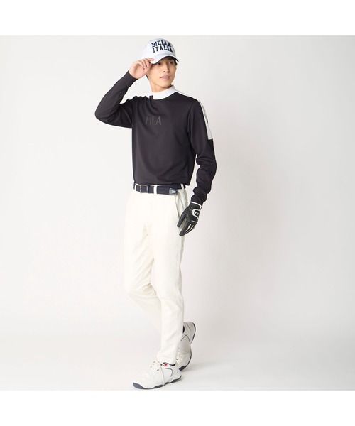 FILA GOLF(フィラゴルフ )の「【FILA GOLF/フィラゴルフ】ハイネックストレッチ長袖シャツ UVカット ゴルフ(Tシャツ/カットソー・メンズ・ホワイト/ネイビー/ブラック・XX-LARGE/X-LARGE/LARGE/MEDIUM)」の21枚目の写真