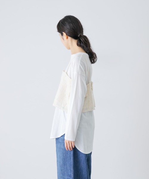 かぐれ(カグレ)の「カッティング刺繍キャミソール(キャミソール・レディース・ブラック/アイボリー・FREE)」の19枚目の写真