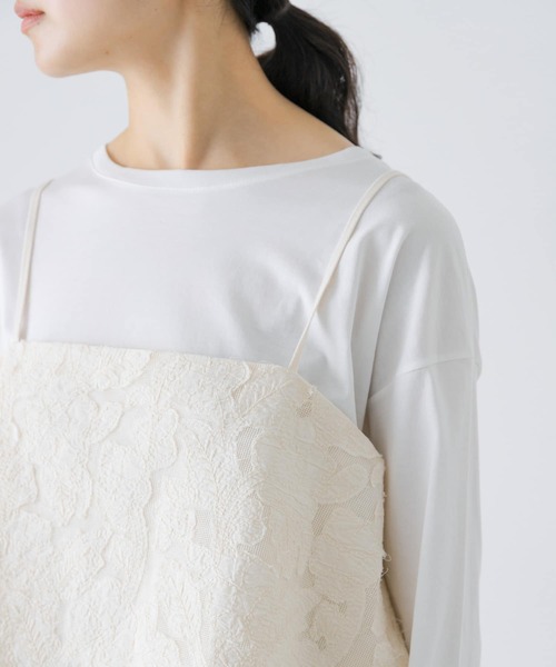 かぐれ(カグレ)の「カッティング刺繍キャミソール(キャミソール・レディース・ブラック/アイボリー・FREE)」の22枚目の写真