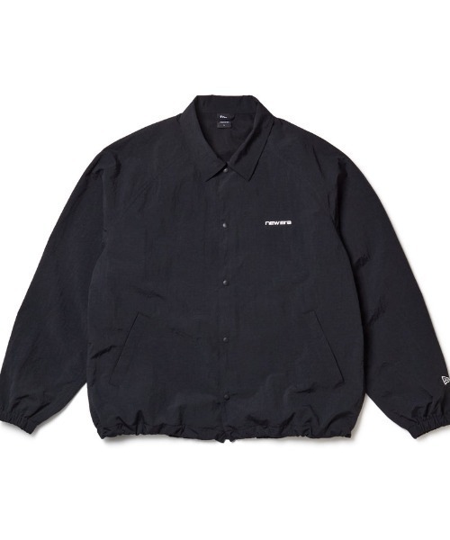 NEW ERA（ニューエラ）の「ニューエラ NEW ERA NYLON COACH JACKET BLK 263（ナイロンジャケット・メンズ・ブラック・LL/M/L）」の2枚目の写真