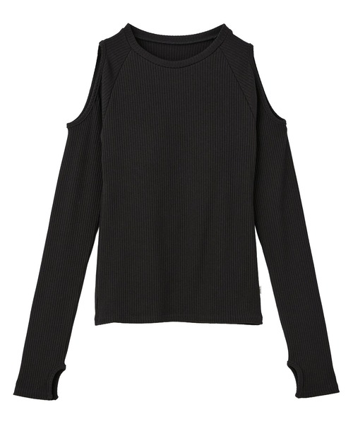 Julier Yoga and Relax（ジュリエヨガアンドリラックス）の「Julier オリジナルリブロングスリーブプルオーバー（Tシャツ/カットソー・レディース・ミント/ブラック/ホワイト・1/0）」の3枚目の写真