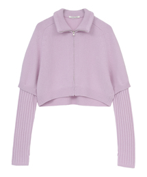 CURRENTAGE（カレンテージ）の「WOOL CASHMERE ZIP SHORT CARDIGAN（カーディガン/ボレロ）」