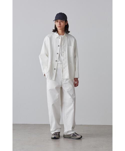 Y(ワイ)の「Y / 12.5oz ORGANIC COTTON DENIM BZ(ブルゾン・メンズ・ホワイト・SMALL/LARGE/MEDIUM)」の13枚目の写真