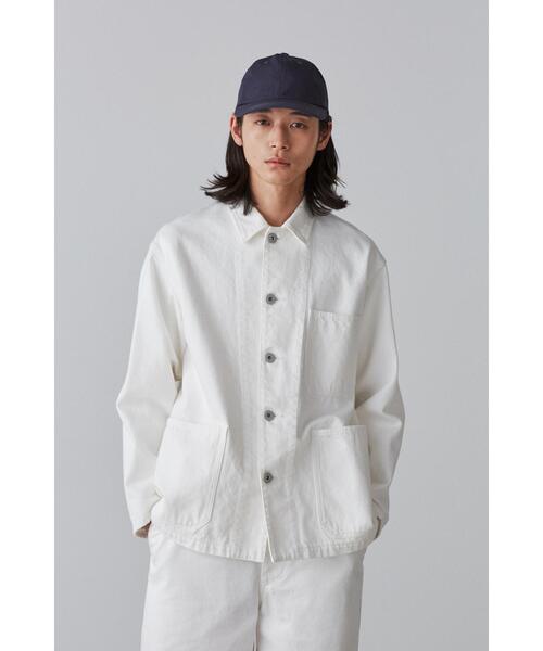 Y(ワイ)の「Y / 12.5oz ORGANIC COTTON DENIM BZ(ブルゾン・メンズ・ホワイト・SMALL/LARGE/MEDIUM)」の14枚目の写真