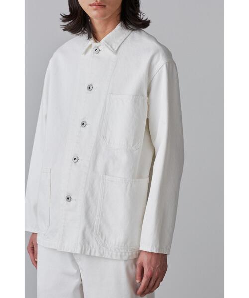 Y(ワイ)の「Y / 12.5oz ORGANIC COTTON DENIM BZ(ブルゾン・メンズ・ホワイト・SMALL/LARGE/MEDIUM)」の15枚目の写真