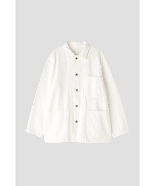 Y(ワイ)の「Y / 12.5oz ORGANIC COTTON DENIM BZ(ブルゾン・メンズ・ホワイト・SMALL/LARGE/MEDIUM)」の16枚目の写真