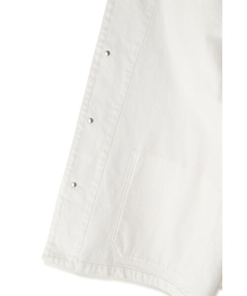 Y(ワイ)の「Y / 12.5oz ORGANIC COTTON DENIM BZ(ブルゾン・メンズ・ホワイト・SMALL/LARGE/MEDIUM)」の22枚目の写真
