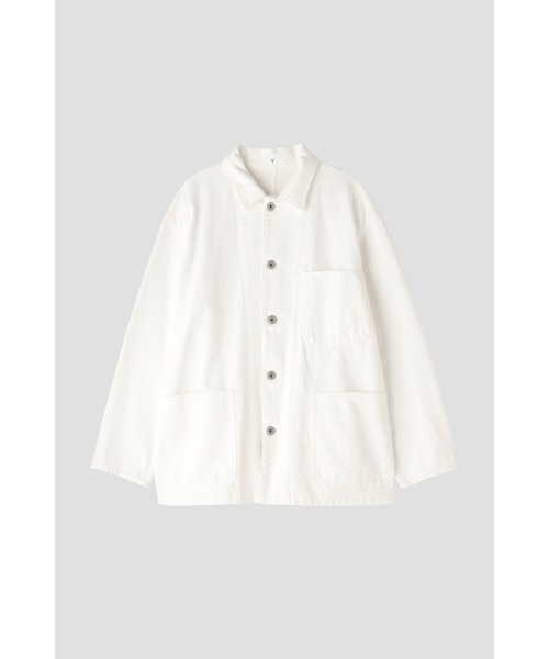 Y(ワイ)の「Y / 12.5oz ORGANIC COTTON DENIM BZ(ブルゾン・メンズ・ホワイト・SMALL/LARGE/MEDIUM)」の5枚目の写真