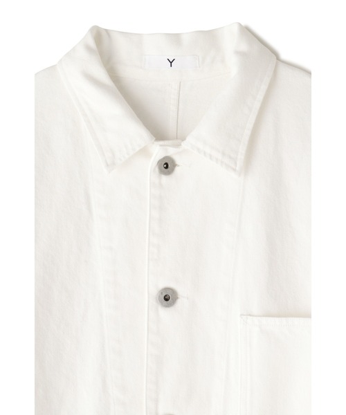 Y(ワイ)の「Y / 12.5oz ORGANIC COTTON DENIM BZ(ブルゾン・メンズ・ホワイト・SMALL/LARGE/MEDIUM)」の7枚目の写真