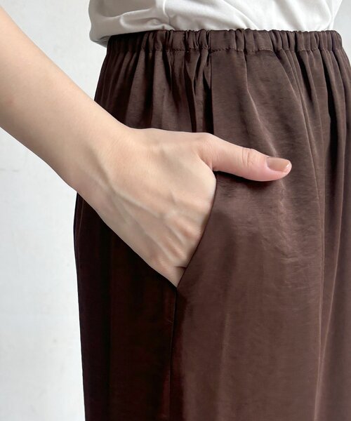 DouDou（ドゥドゥ）の「裾レーススカート（スカート・レディース・ブラウン/ブラック/オフホワイト・SMALL/LARGE）」の19枚目の写真