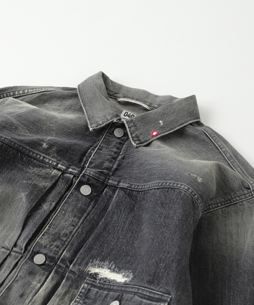 Anachronorm(アナクロノーム)の「0404 ANACHRONORM / アナクロノーム × J.S.Homestead 別注 2nd セカンド ジャケット(デニムジャケット・メンズ・ブラック・MEDIUM/LARGE)」の3枚目の写真