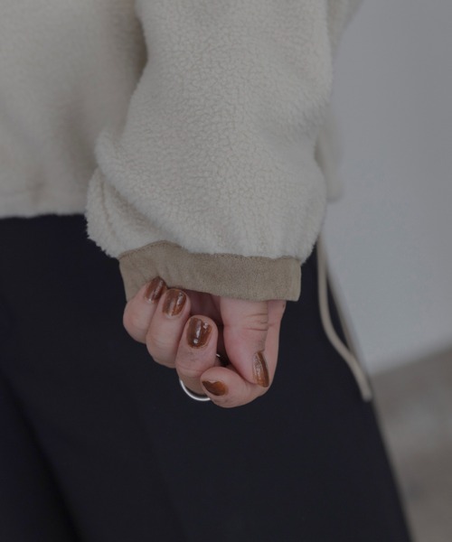 Eimee Law(エイミーロウ)の「ランダム刺繍フリースZIPプルオーバー(その他トップス・レディース・ダークグレー/ライトイエロー/ライトベージュ・FREE)」の21枚目の写真