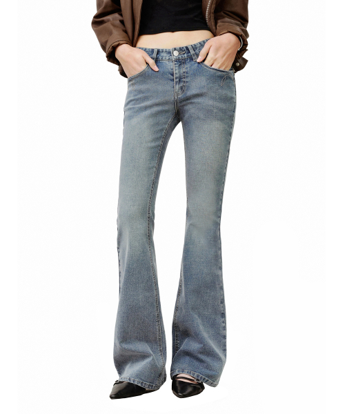 DECET WOMEN（デケット ウーマン）の「[YOONSOAP X DECET WOMAN] Stitch Pocket Low Rise Slim Flared Jeans DCWPT036LIGHTBLUE（デニムパンツ・レディース・その他・X-SMALL/LARGE/MEDIUM/SMALL）」の11枚目の写真