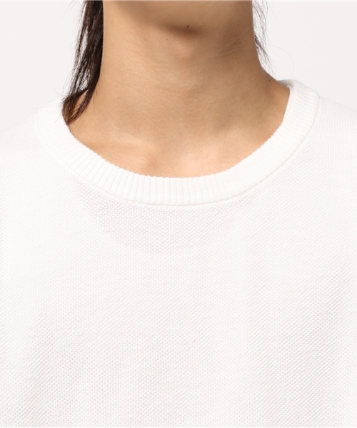 Denime（ドゥニーム）の「コットンリネンライン半袖ニット/LINE CREW SS KNIT（その他トップス・メンズ・ブラック/カーキ/グレー/ホワイト・LARGE/MEDIUM）」の7枚目の写真