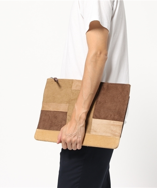 RAGEBLUE(レイジブルー)の「パッチワーククラッチバック/727468(クラッチバッグ・メンズ・ブラック/ブルー/キャメル/ダークブラウン/ダークグレー/レッド・FREE)」の16枚目の写真