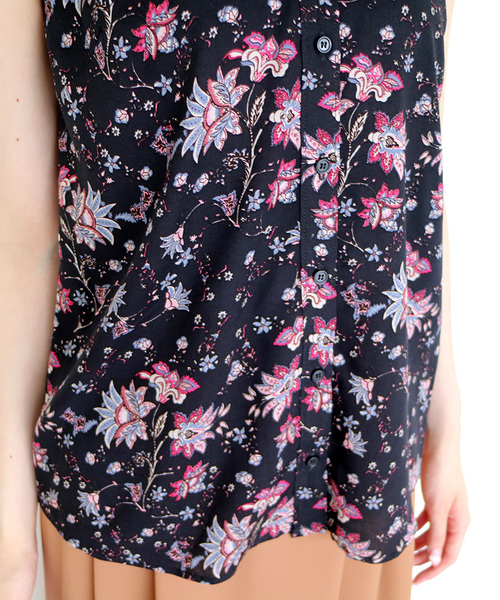 N.（N. Natural Beauty Basic）（エヌエヌナチュラルビューティーベーシック）の「◆ボタニカルフラワーブラウス（シャツ/ブラウス・レディース・ネイビー/ホワイト・MEDIUM）」の12枚目の写真