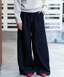 BEAUTY&YOUTH UNITED ARROWS | 【WEB限定】by ※∴デニムタックワイドパンツ(デニムパンツ)