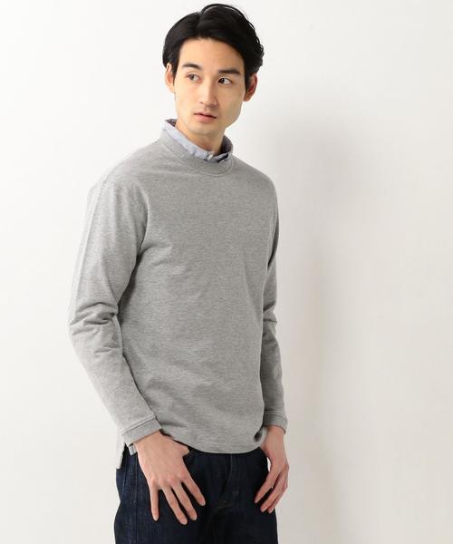 UNITED ARROWS（ユナイテッドアローズ）の「USCM ハイゲージ スウェット クルーネック ◆（Tシャツ/カットソー・メンズ・グレー/ホワイト・X-LARGE/MEDIUM/SMALL/LARGE）」の4枚目の写真