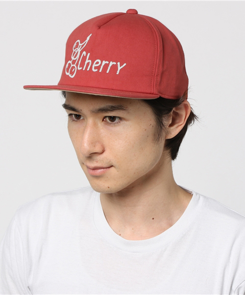 DEAD TOUR TRUCKING(デッドツアートラッキング)の「【DEAD TOUR TRUCKING/ デッドツアートラッキング】フルーツプリントウォッシュド ツイルベースボールキャップ(キャップ・メンズ・ブラック/ネイビー/レッド/グリーン・FREE)」の7枚目の写真