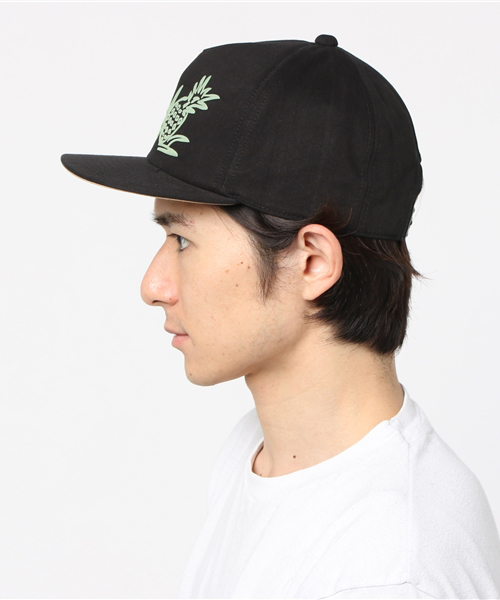 DEAD TOUR TRUCKING(デッドツアートラッキング)の「【DEAD TOUR TRUCKING/ デッドツアートラッキング】フルーツプリントウォッシュド ツイルベースボールキャップ(キャップ・メンズ・ブラック/ネイビー/レッド/グリーン・FREE)」の9枚目の写真