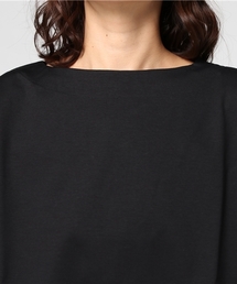 ENFOLD / エンフォルド | 2023SS | LONG SLEEVE T-SHIRT コットン サイドスリット カットソー | 38 | ブラック | レディース ENFOLD - ENFOLD / エンフォルド | 2023SS | LONG SLEEVE T