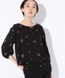 niko and... | レーヨンフラワー刺繍スモックブラウス【niko and ...】(シャツ/ブラウス)