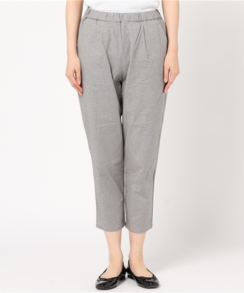 Samansa Mos2（サマンサ モスモス）の「ストレッチタックパンツ（その他パンツ・レディース・ブラック/チャコールグレー/ベージュ/カーキ/キャメル・ﾌﾘ-）」の13枚目の写真