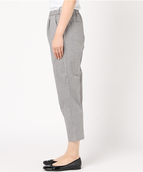 Samansa Mos2（サマンサ モスモス）の「ストレッチタックパンツ（その他パンツ・レディース・ブラック/チャコールグレー/ベージュ/カーキ/キャメル・ﾌﾘ-）」の12枚目の写真