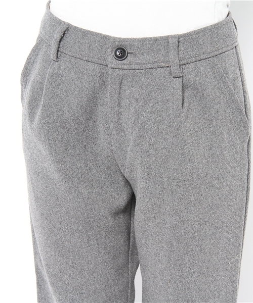 WEGO（ウィゴー）の「ウールカルゼ9分丈タックパンツ（スラックス・レディース・ブラック/ダークグレー/キャメル/ワイン・FREE）」の7枚目の写真