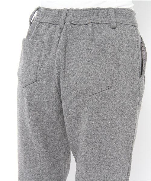 WEGO（ウィゴー）の「ウールカルゼ9分丈タックパンツ（スラックス・レディース・ブラック/ダークグレー/キャメル/ワイン・FREE）」の8枚目の写真